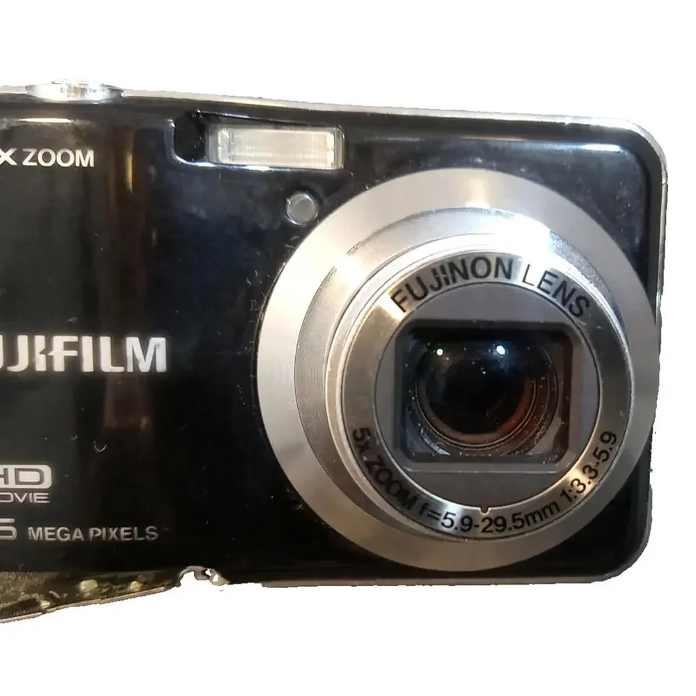 FujiFilm Digital Camera Black Silver 16 Mega Pixels 5x Zoom HD Movie PARTS ONLY